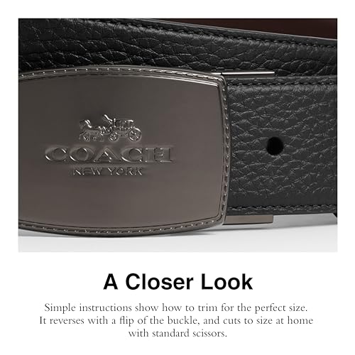 Stitched Plaque CTS/Rev Lthr Belt4