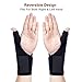 Ultrafun Trigger Finger Splint Brace Support Breathable Wrist and Thumb Fracture Finger Stabilizer Brace Sleeves for Pain Relief, Carpal Tunnel Arthritis Tendonitis (Black)