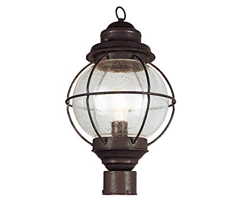 Trans Globe Lighting Tg69902 Rbz Americana One Postmount Lantern Outdoor-Post-Lights, Bronze/Dark #TOP3