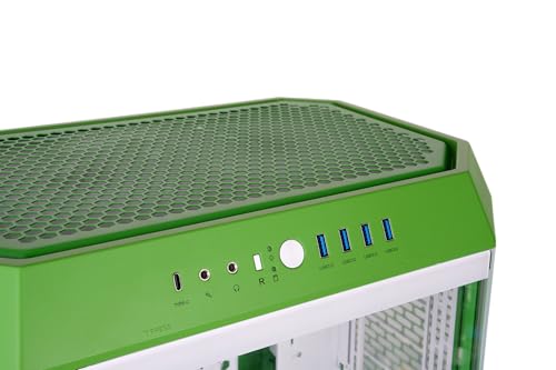 Boîtier PC sans câble apparent Thermaltake The Tower 600 vert