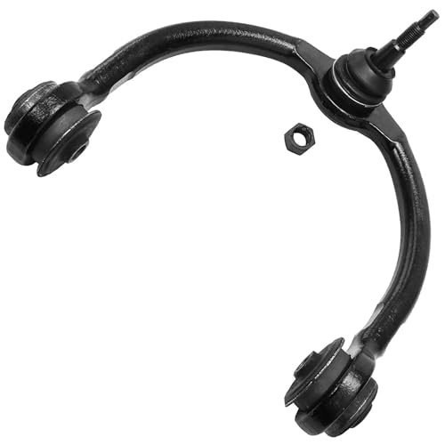 Image of Detroit Axle - 6pc Front End Control Arms Kit for Jeep 05-10 Commander Grand Cherokee, 2 Outer Tie Rod Ends 4 Lower & Upper Control Arms w /Ball Joint 2005 2006 2007 2008 2009 2010 Replacement