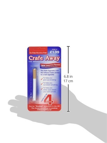 Crafe Away imitation cigarette tobacco flavoured (4 pack) : Amazon.co.uk:  Health & Personal Care