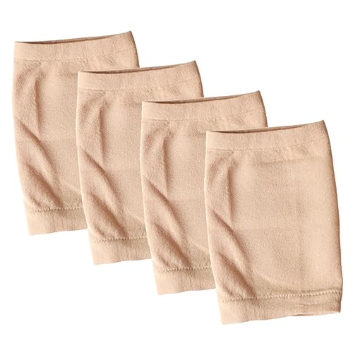 SHERCHPRY 8pairs Open Toe Ankle Brace Compression Sleeves Heel Protectors for Cracked Heels Moisturizing Foot Cover for Plantar Support and