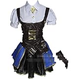ZDANYA Diffuse exhibition Annie cosplay costume Gothic style dress uniform Carnival Halloween (Male XL)