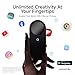 INAIR 2 Pro Set| AR Glasses + Pod| 6-Screen Expansion| Wireless PC Streaming| Compatible with Vast Android apps| Real‑Time 2D‑to‑3D| Smart Portable Set