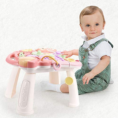 Andador Didático Vira Mesinha 2 em 1 Baby Style - Rosa