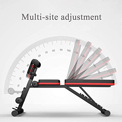 Weight Bench Adjustable Strength Training Bench Dumbbell Bench Sit Ups Fitness Equipment Four Machines in One Multifaceted Home Multifunction Aid SUPTINE Fitness Chair Suitable for Indoor and Out - Image 4