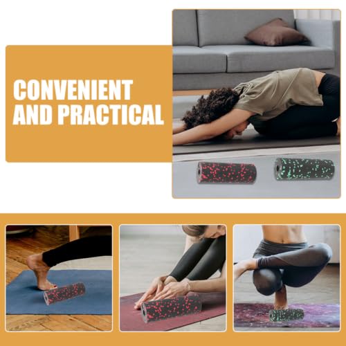4 piezas Compactas Rodillo de Ejercicio para Masaje de Tejido Profundo y Relajación Muscular Cilindro de Espuma Ligero y Portátil para Entrenamiento y Alivio de Espalda No deformable miniatura 4