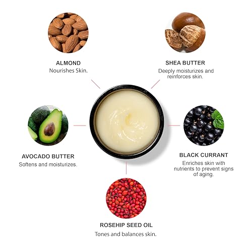100% PURE Intensive Nourishing Balm Face & Body Cream Moisturizer with Luxuriously Thick Replenishment for Powerful Hydration & Dry Skin Care - Vegan - 1.7oz