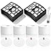 2 HEPA + 4 Foam & Felt Filters for Shark Rotator DuoClean Powered Lift Away Speed Vacuum NV680, NV681, NV682, NV683, NV800, NV801, NV803, UV810, Compare to Part # XFF680 &XHF680 Replacement filter set