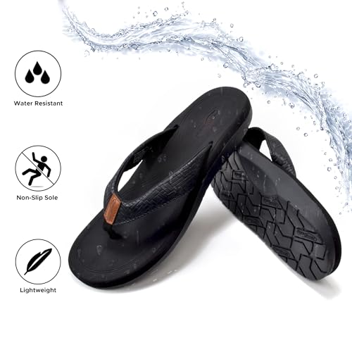 Image of AEROTHOTIC Beach Sandals for Woman Non Slip Flip Flops Quick Dry Slippers