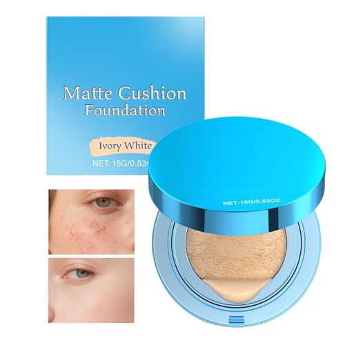 Holdes Maquillaje Cojines de Aire Cojín Corrector Resistente al Sudor para Niñas Crema de Maquillaje Correctora Ligera para Viajes de Negocios, Viajes, Escuela y Playa