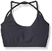 Gia-Mia Dance Big Girls Cross Back Bra Top, Black, Small