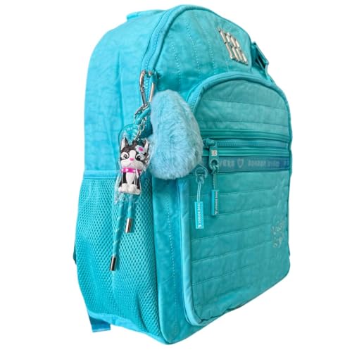Mochila Costa Femina RB Escolar Juvenil Jovem Escolar Adulta (Azul)