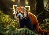 CALVENDO Poster 42,0 x 29,7 cm Querformat Roter Panda - 