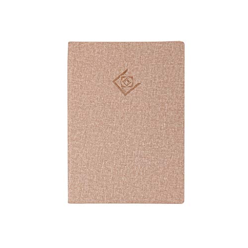 Carnet de notes en cuir marron avec papier ligné rechargeable premium