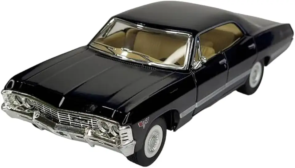 Miniatura Sedan Clássico 1967 1:43 – Metal Diecast Premium, Portas que Abrem, Detalhes Realistas, Pneus de Borracha – Colecionável
