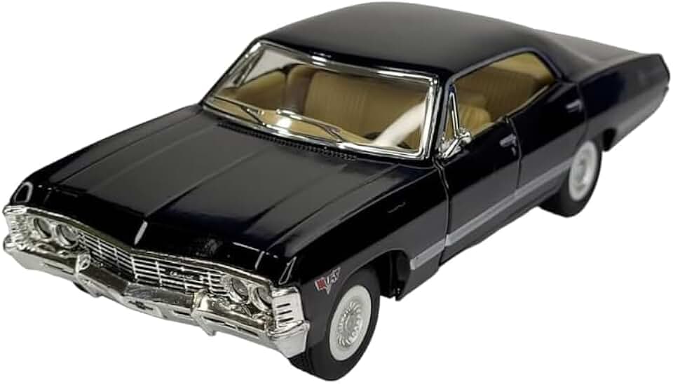 Miniatura Sedan Clássico 1967 1:43 – Metal Diecast Premium, Portas que Abrem, Detalhes Realistas, Pneus de Borracha – Colecionável