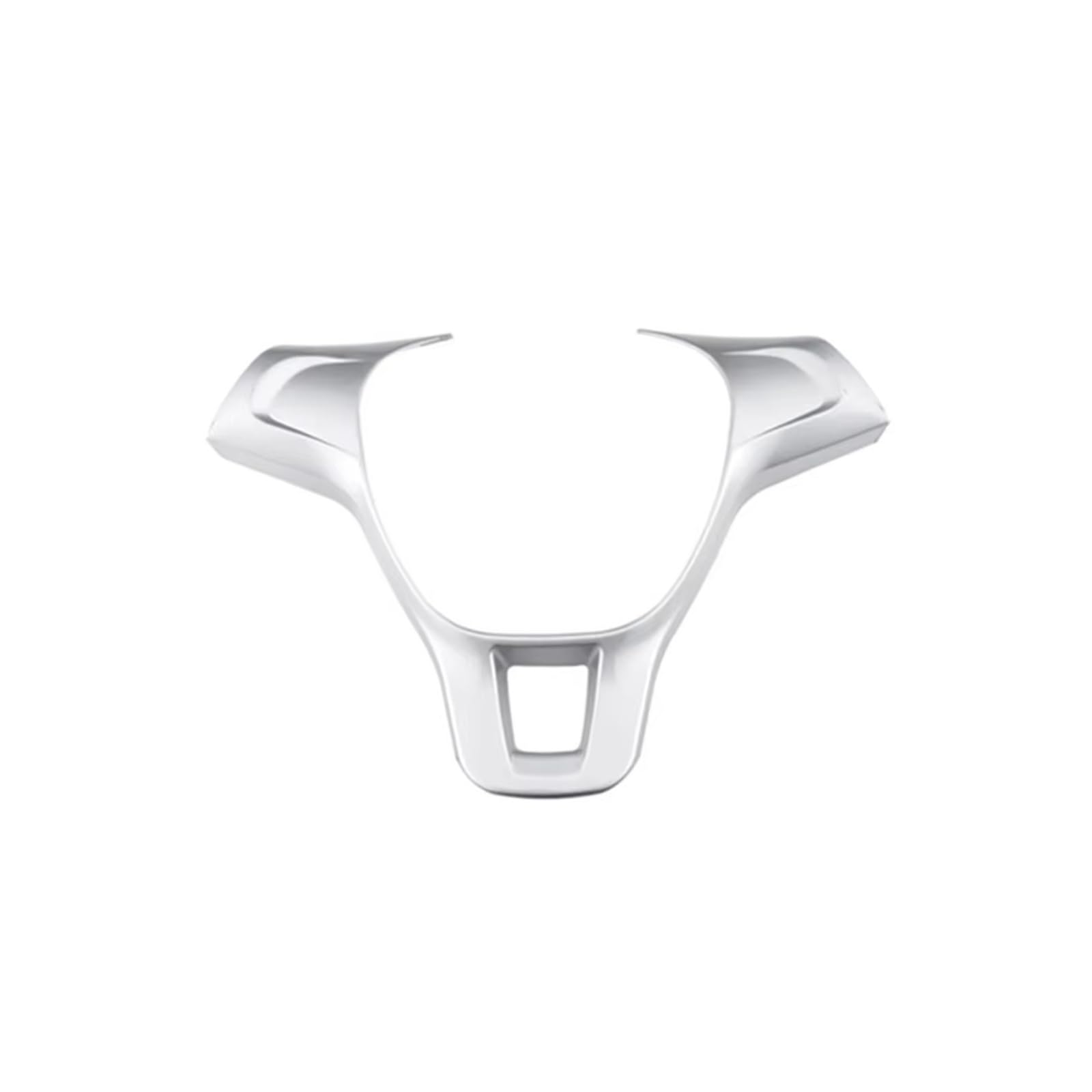 Car Interior Moulding Trim for VW for Golf 7 for GTI for MK7 for Polo 2014 2015 for Jetta Car Interior Steering Wheel Cover Trim Sticker Accessories(Silver)