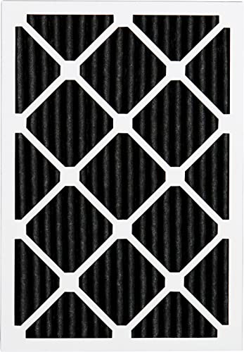 Image of Nordic Pure 10x24x1 Pleated MERV 8 Pure Carbon Air Filters 4 Pack | Actual Size: 9 1 /2 x 23 1 /2 x 3 /4 Made in USA, HVAC Odor Filtration, Pet, Cooking & Household Smell Control