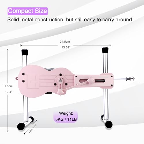 Hismith Mini Sex Machine with KlicLok System, APP Controlled Thrusting Premium Love Machine with Remote Control, Pink - Image 3