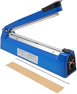 Youyijia 400mm 16" Impulse Heat Sealer Portable Sealing Machine Balloon Heat Sealer Machine Mylar PP Plastic Bag Sealer Food Film Manual Pressure Sealer
