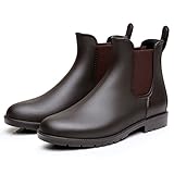 Elastic Gore und Chelsea Design machen Regenstiefel einfach zu tragen und auszuziehen, einfach perfekt für Frühling Sommer Herbst Winter.