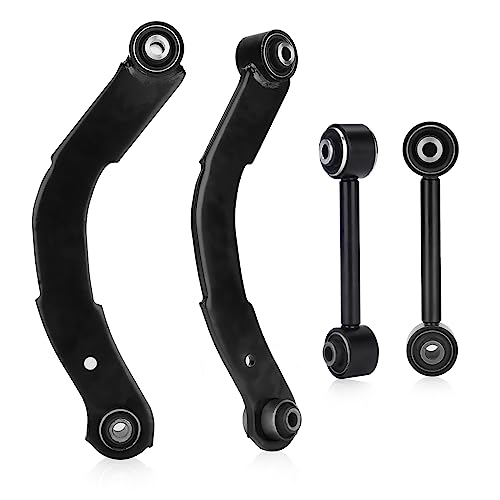 Rear Upper Lower Rearward Lateral Control Arms Fit for 2007-2012 Dodge Caliber 2007-2017 Jeep Compass (MK) K641281 K641226-4pc Set