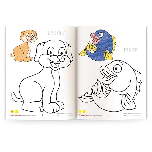 Image of Zero Level Colouring Books (Animals, Fruits-Vegetables, Shapes-Objects, Toys)
