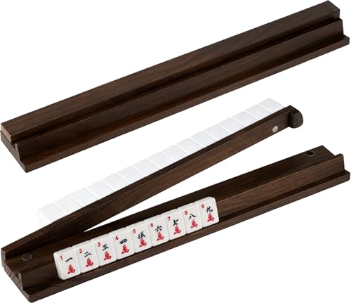 Set de 4 Soportes de Madera para Mahjong MUTEX 17.6 pulg