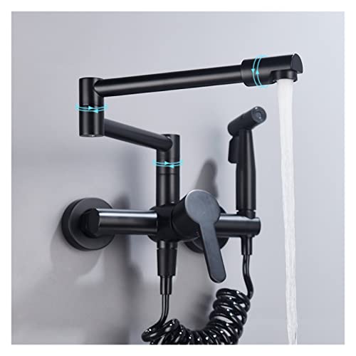 Robinet pliant noir parfait pour optimiser l'espace d'une cuisine ouverte - 2