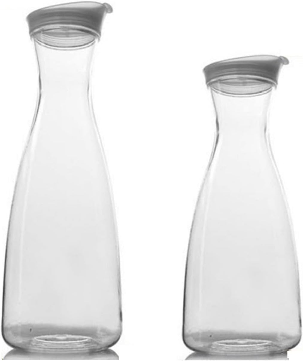 Coffeemaker Pots, Transparent Water Edible Juice Plastic Juice Water Ice Tea Coffee Pot with Lid