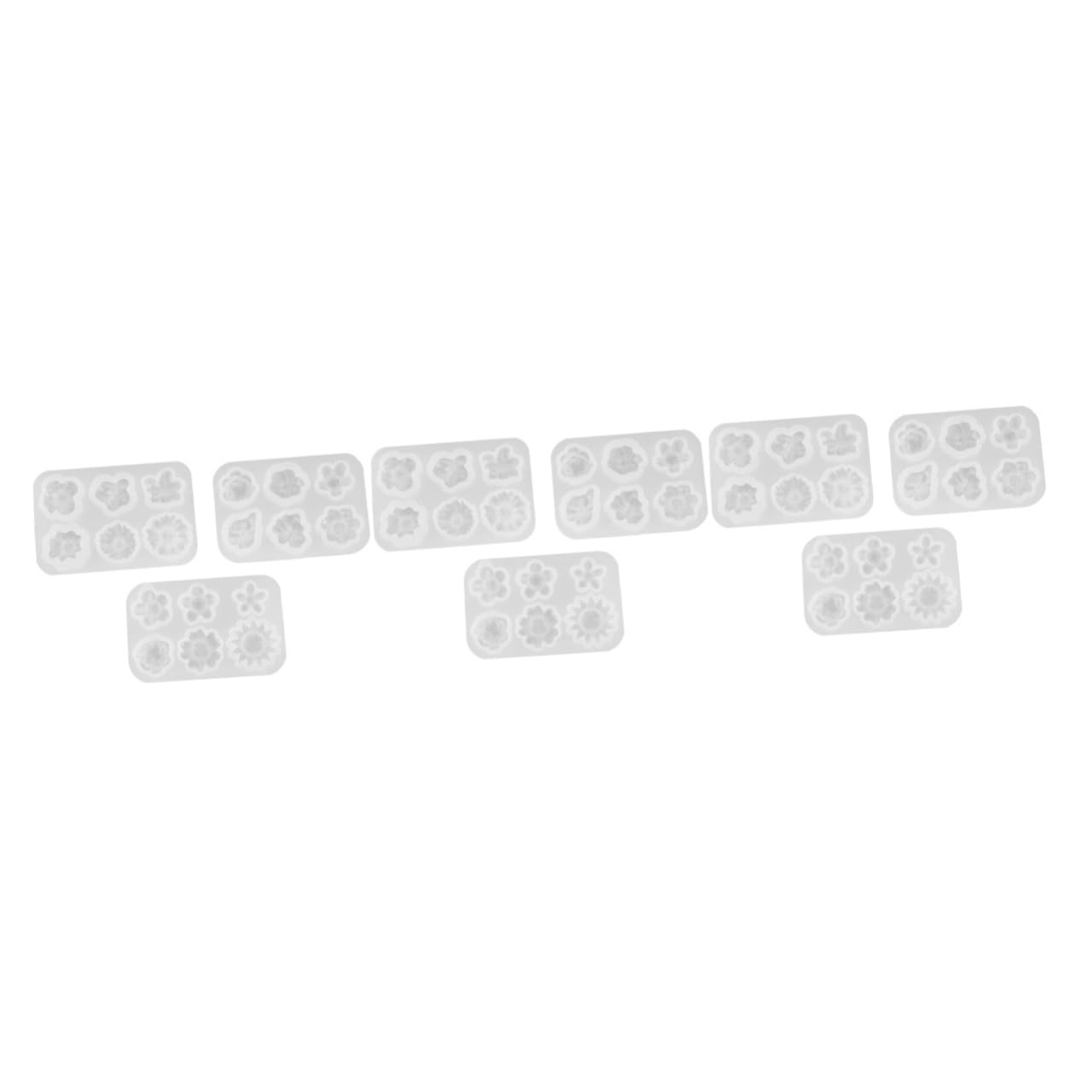 Angoily 3 Series Moldes De Silicona Para Flores De Margarita Moldes De Resina Epóxica Para Diy De Decoración De Joyería Y 3 Piezas*3