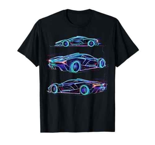 Concept Sports Supercar Race Car Guy Teen Futuristic Graphic T-Shirt