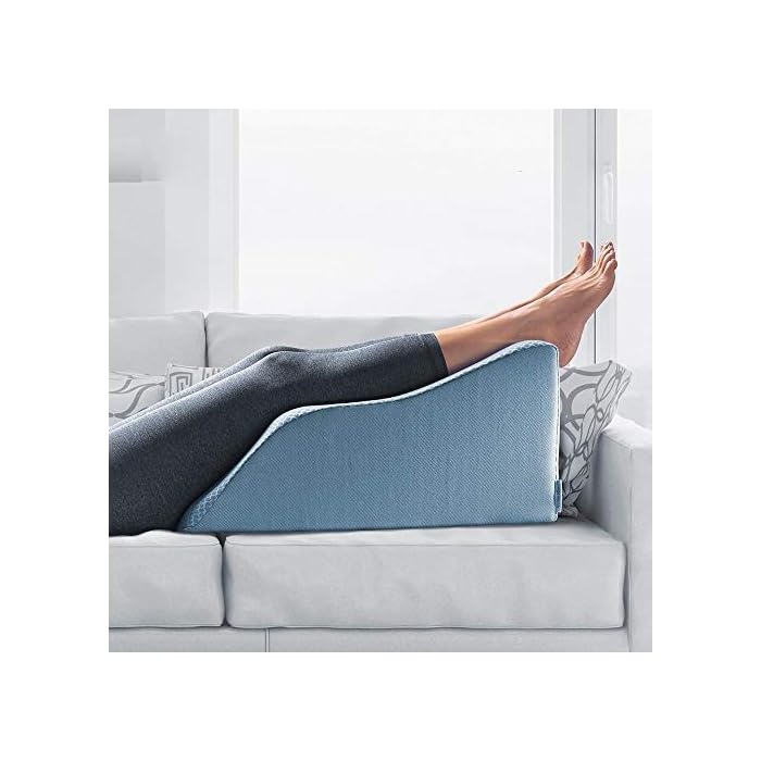 Buy Lounge Doctor Elevating Leg Rest Pillow with Memory Foam, Uniquely Designed Incline Wedge