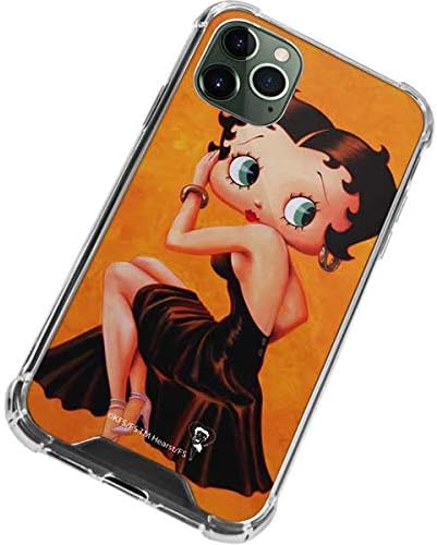 Skinit Clear Phone Case Compatible with iPhone 12 Pro Max - Officially Licensed Betty Boop Little Black Dress Design