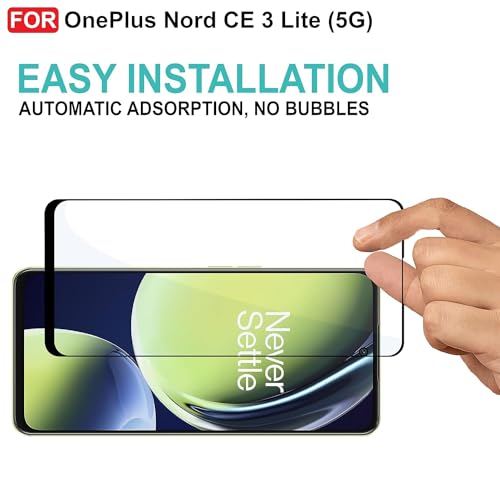 Image of DD SON Edge-To-Edge Protector Full Screen Coverage 11D Tempered Glass For OnePlus Nord CE 3 Lite (5G) (Pack Of 1)
