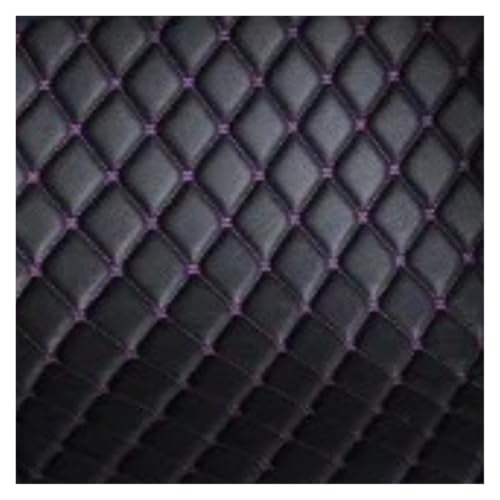 Tapis de sol voiture Explorer fini haut de gamme sur mesure noir violet