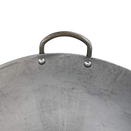 Wok de Hierro Fundido AIZYR 60 cm Plata miniatura 5