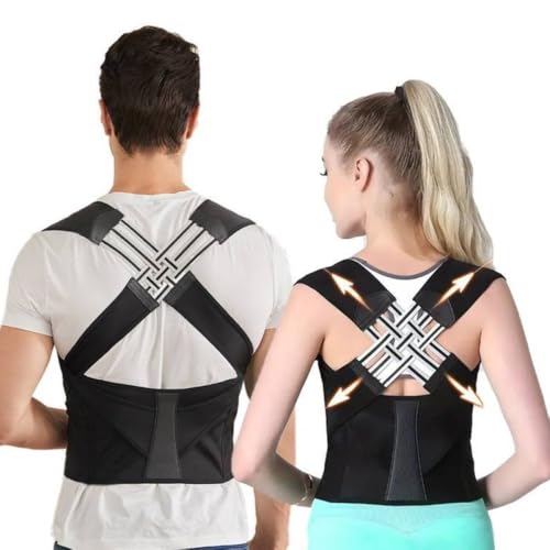 Cinta Ortopédica Modela no corpo Postura e Suporte Lombar Unissex, Cinta Lombar Ergonomica Proteção