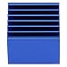 Dissipateur de chaleur en aluminium sûr, module bleue refroidisseur de refroidisseur 14.5 * 13 * 15mm Résistance à la rouille Q14.5 * 13 * 15 bleu avec aluminium pour puce de carte mère
