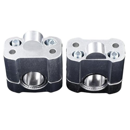 Adaptateur pince guidon moto 22mm risers aluminium pour soulager le dos