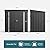 Gizoon 6' x 4' Outdoor Storage Shed with Double Lockable Doors, Anti-Corrosion Metal Garden Shed, Waterproof Shed Outdoor Storage Clearance for Backyard Patio Lawn-Dark Gray