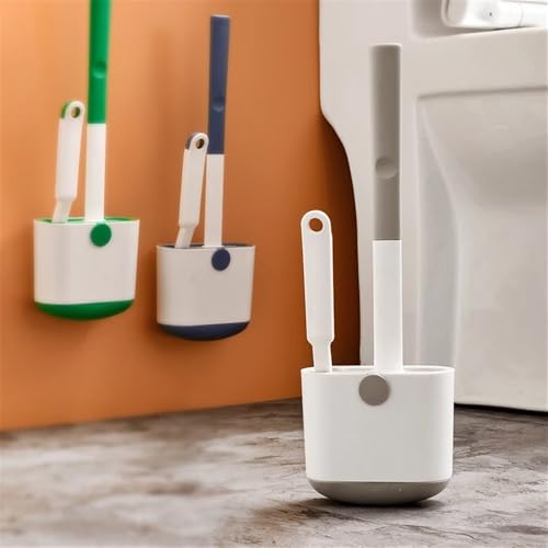 Brosse WC murale anti-goutte avec ensemble piston pour des toilettes impeccables - 6