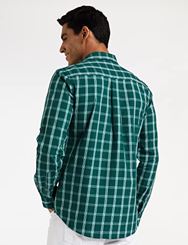 Image of Amazon Brand - Symbol Men's Cotton Checkered Regular Fit Casual Shirt
