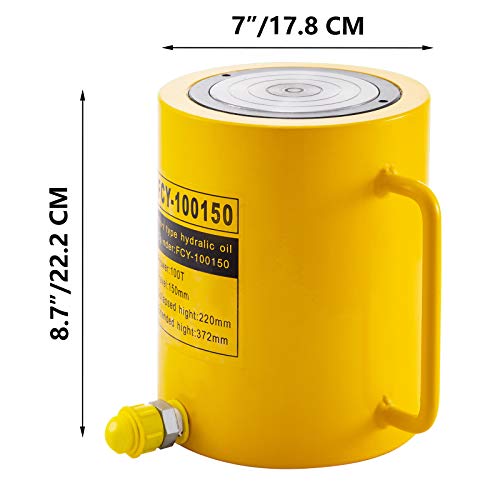 Mophorn 60T 2 Inch Hydraulic Cylinder Jack Hollow Single Acting