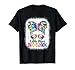 Little Miss 3rd Grade Messy Bun Girl Back To School Tie Dye T-Shirt
