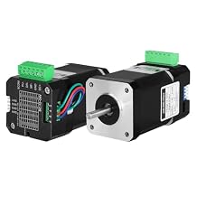 Nema 17 Stepper Motor with Integrated Stepper Driver 1.8 2 Phase High Torque 0.41Nm58.06ozin Bipolar 1.5A 2.0 56mm 42 Stepper Motor with Controller for 3D Printer DIY Robot CNC Machine