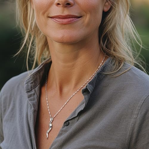 Ross-Simons Sterling Silver Italian Horn Pendant Necklace2