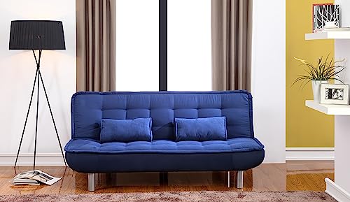 MUEBLIX.COM | Sofa Otero 2 Plazas | Sofas de Salón Modernos | Asiento Poliester, Tapizado Posterior e Interior | Respaldo Capitoné | Sofa de Diseño